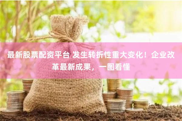 最新股票配资平台 发生转折性重大变化!企业改革最新成果,一图看懂